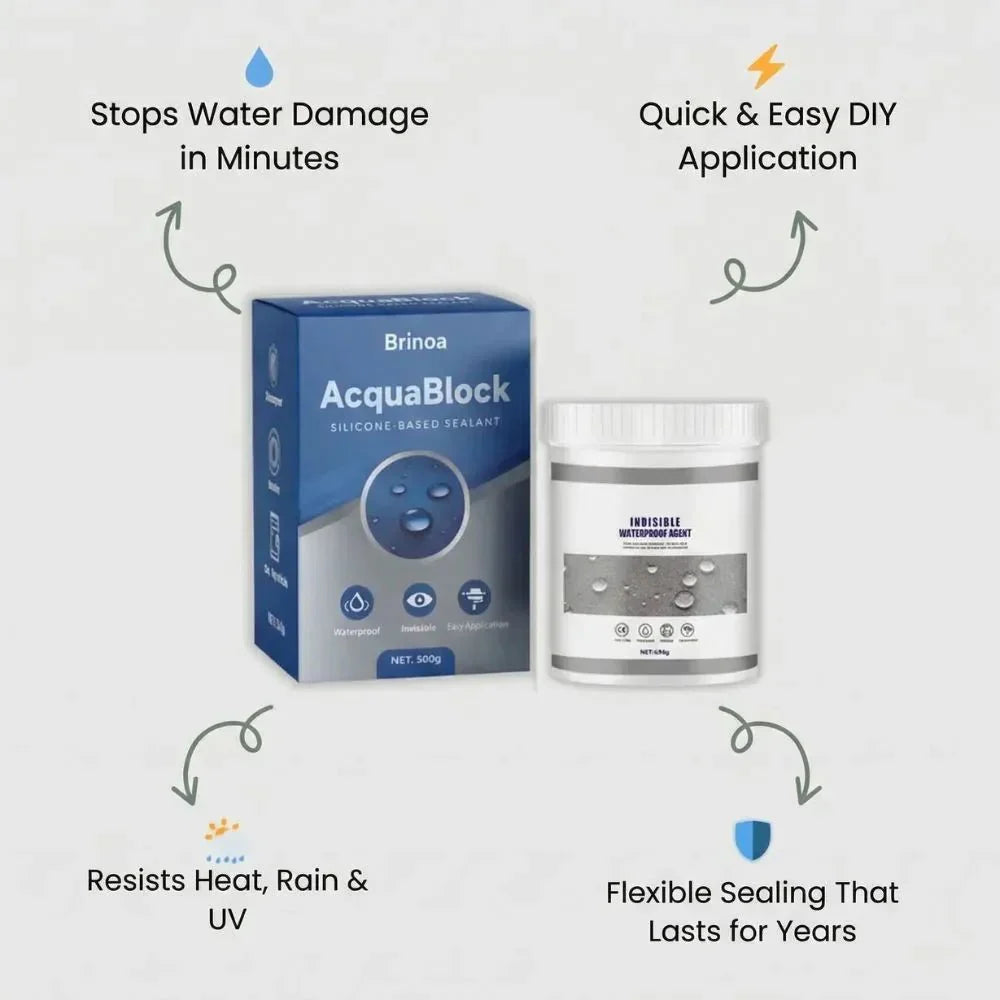 AquaBlock – Onzichtbare waterdichte afdichting voor blijvende bescherming [50% korting]