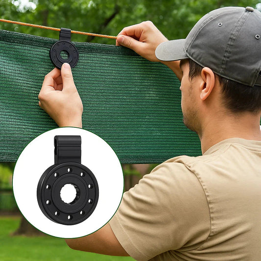 ClipOn™ - Heavy-duty zonweringklemmen voor stabiele netbevestiging [50% Korting]