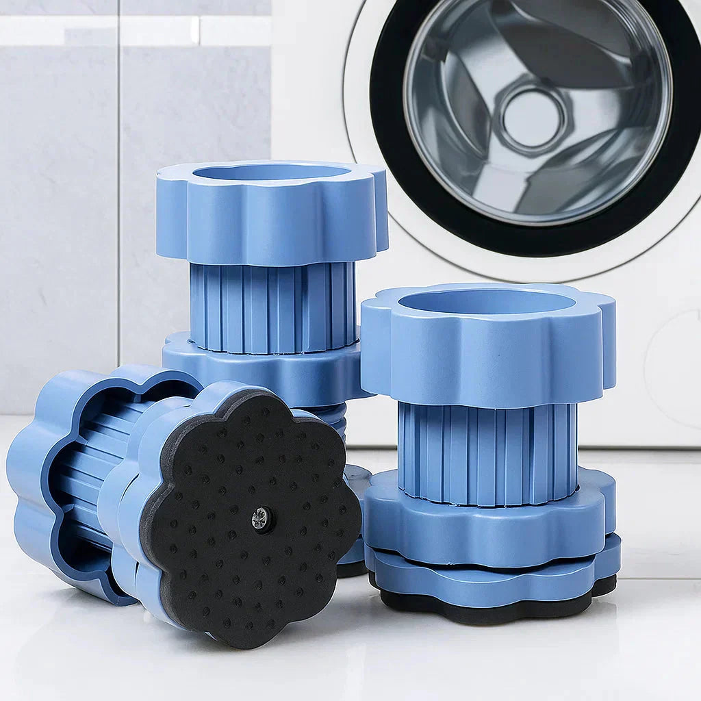 SteadyFix™ Anti-Trilpads – Verstelbare Wasmachine Onderleggers, Set van 4