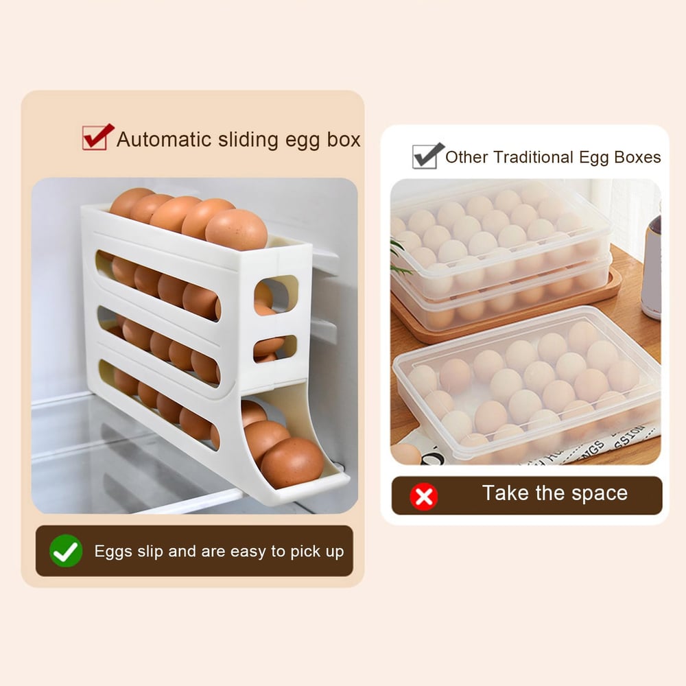 EggShelf™ - 4-tier eierrekker voor koelkast & keuken [50% Korting]