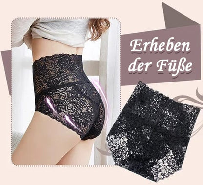 LaceLux™ Hoge Taille Kant Onderbroek – Buikvormend & Ademend [1+1 Gratis]