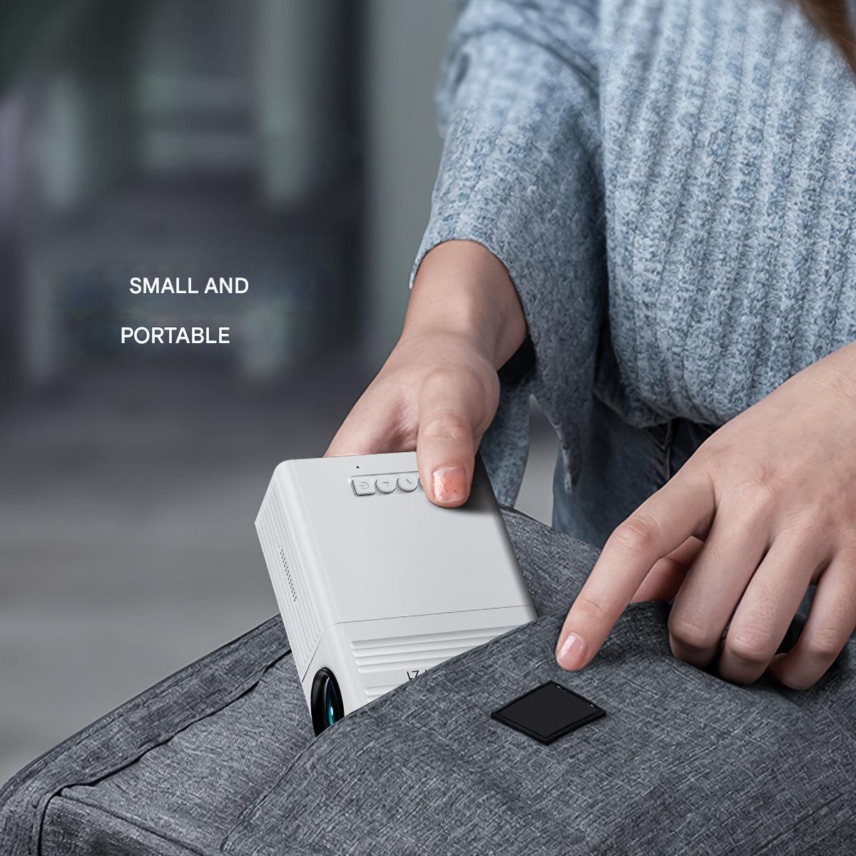 Mini Beamer draagbaar 3000 Lumen – HDMI USB Projector voor Thuisbioscoop