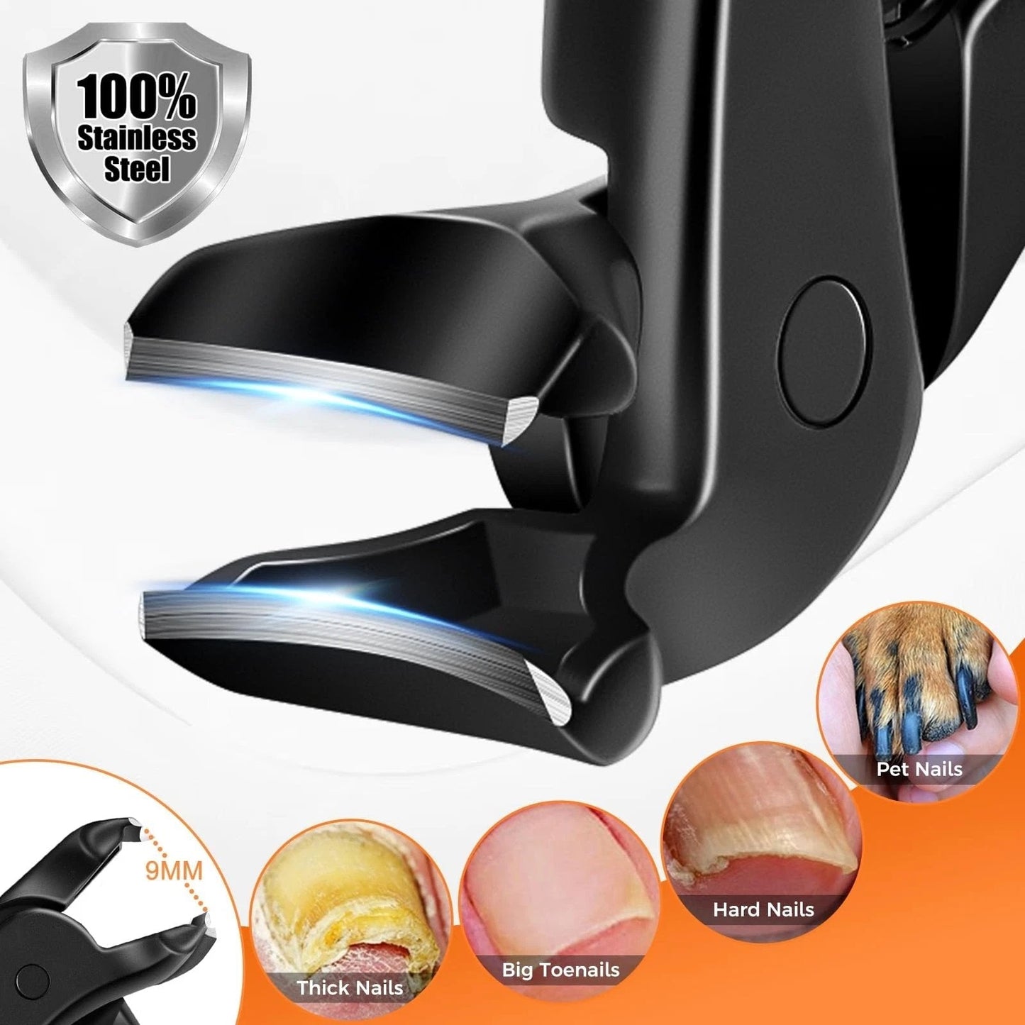 NailEase – Ergonomische Nagelknipper voor Dikke Nagels