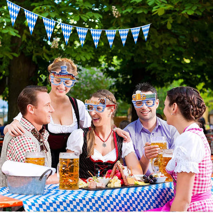 Oktoberfest Feestbrillen Set – 24 Stuks van Kunststof