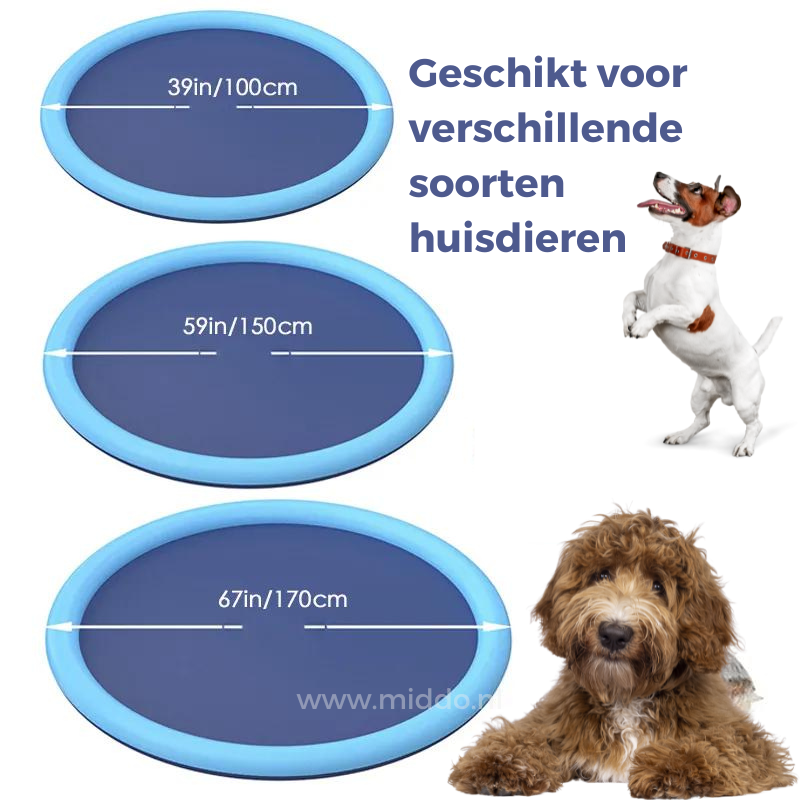 SplashZone™ – Waterspeelmat voor Kinderen & Huisdieren | Tuinplezier