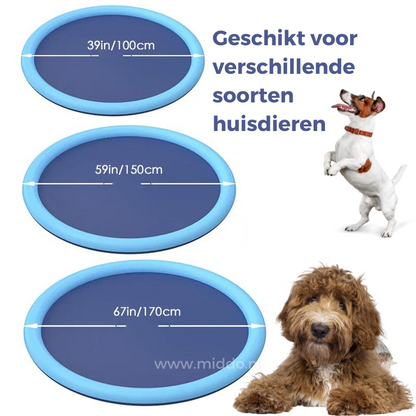 SplashZone™ – Waterspeelmat voor Kinderen & Huisdieren | Tuinplezier