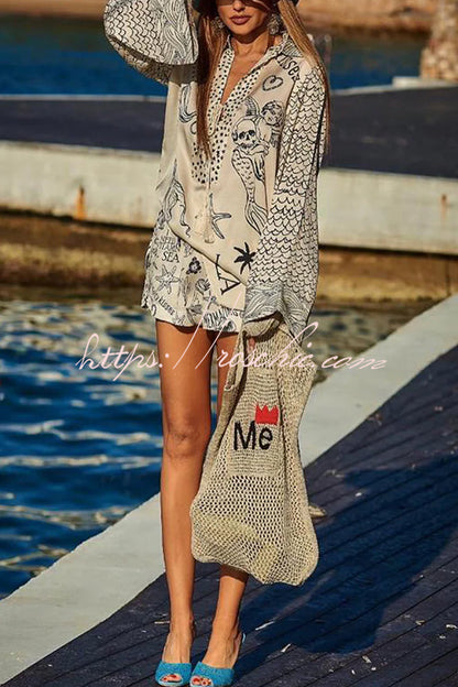 Veronika™ – Zomerse satijnen shortset voor ontspannen elegantie [50% Korting]