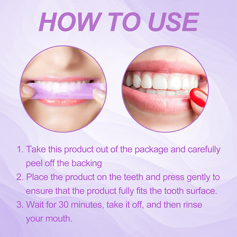 BrightSmile™ Tandbleekstrips – Peroxidevrije Whitening Strips 14 stuks