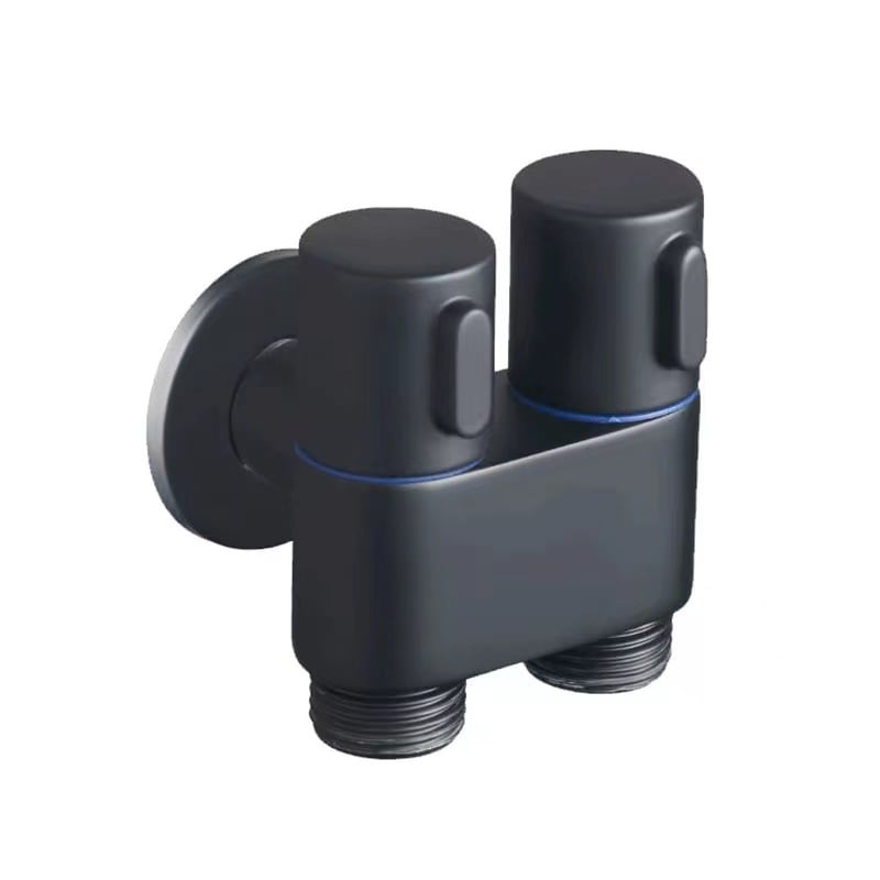 Doublevalve™ – Watertoevoer met matzwarte afwerking [50% Korting]