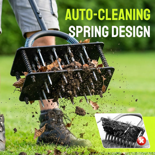 LawnVibe™ Gazonbeluchter – Gezond & Dicht Gazon met 15 Stalen Punten