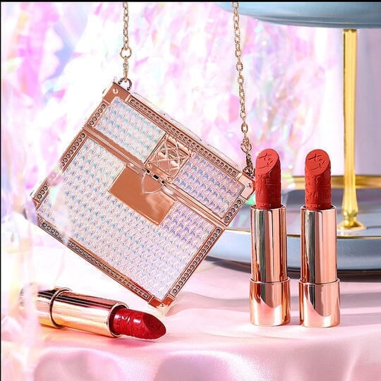 GlossBag™ - Fluwelen matte lippenstift set met kettingtasje [50% Korting]