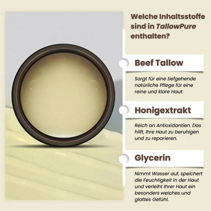 TallowPure™ – Natuurlijke Rundertalg Crème voor Gezicht & Lichaam
