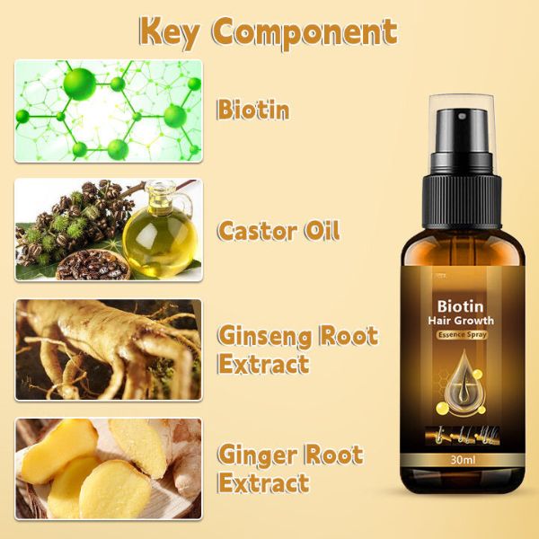 Biotin™ - Biotine haarspray tegen haaruitval en broosheid [1 + 1 Gratis]