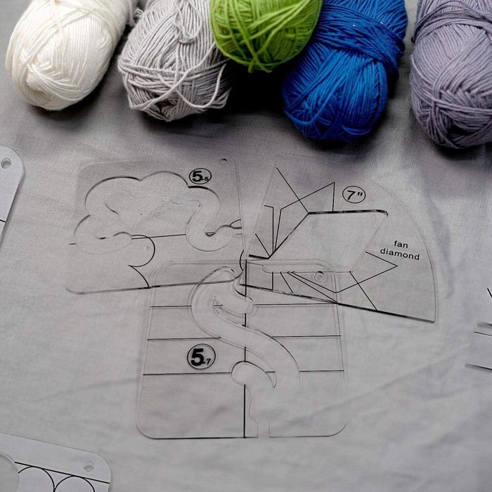 QuiltGenius – Nauwkeurige Quilt-Sjablonen voor Professionele Resultaten [12-Delig]