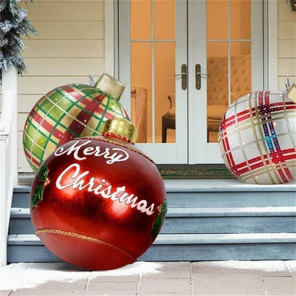 XMasGlobe™ – Grote opblaasbare kerstbal voor feestelijke decoratie [50% Korting]