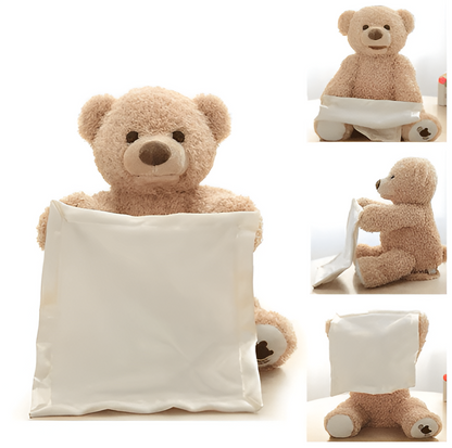 HugaBoo™ – Interactieve Knuffelbeer met Geluid en Beweging voor Kinderen