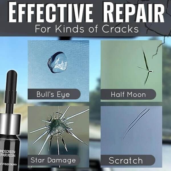 CrackFix™ – Glasreparatiepen voor Autoruiten & Smartphones