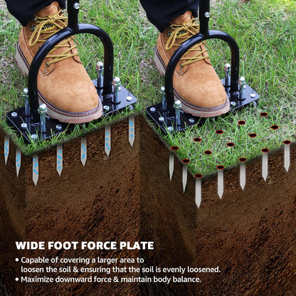LawnVibe™ Gazonbeluchter – Gezond & Dicht Gazon met 15 Stalen Punten