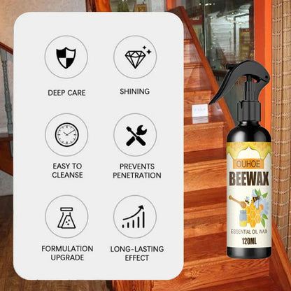 BeeShine™ Bijenwas Houtverzorgingsspray – Glans & Bescherming [1+1 Gratis]