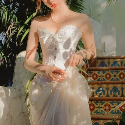 Augusta™ – Victoriaans push-up korset voor tijdloze elegantie [50% Korting]