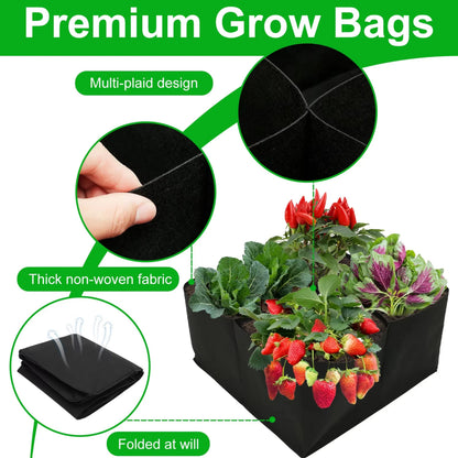 GreenNest™ Multi-zakken Planter – Kruiden & Groenten Kweken
