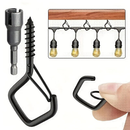 LockHook – Vergrendelbare Stalen Haken voor Veilige en Betrouwbare Bevestiging [10 + 10 Gratis]