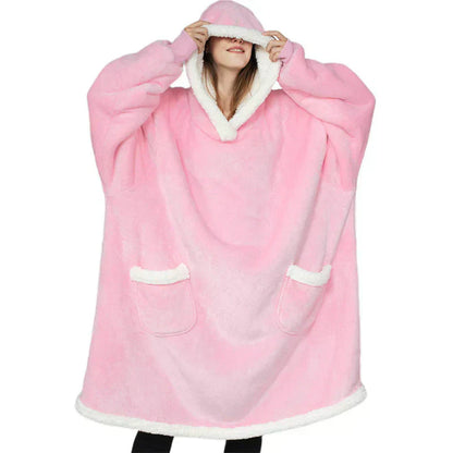 ComfyBlanket™ – Ultrawarme sherpa-fleece hoodie voor extra gezelligheid [50% Korting]