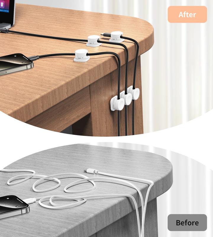 MagnoClip™ - 12 magnetische kabelklemmen [6 + 6 Gratis]
