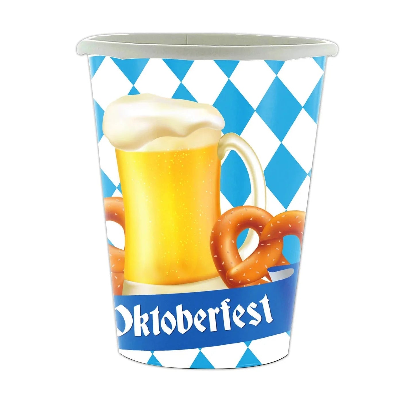 Wegwerp feestservies Oktoberfest-design voor 12 personen