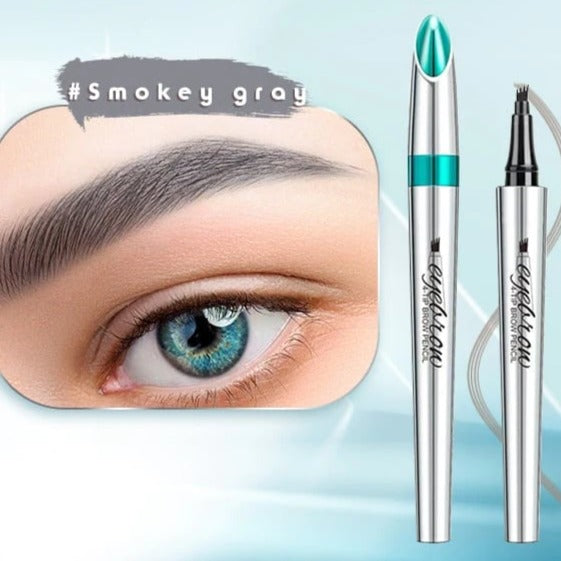 3DMicroblading™ Waterdicht Wenkbrauwpotlood – Natuurlijke Wenkbrauwen [1+1 Gratis]
