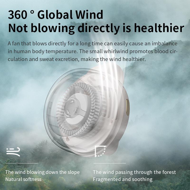 BreezeAura™ Mini Clip Ventilator – Bladvrij Onder Kleding | 23u Accu