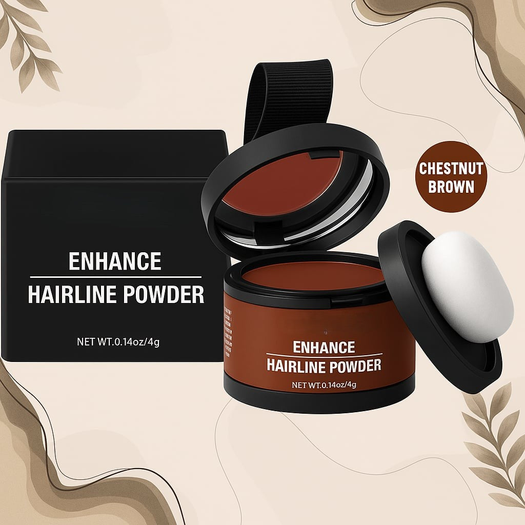 LineLock™ – Haarlijn Puder voor Volle & Gedefinieerde Haarlijnen
