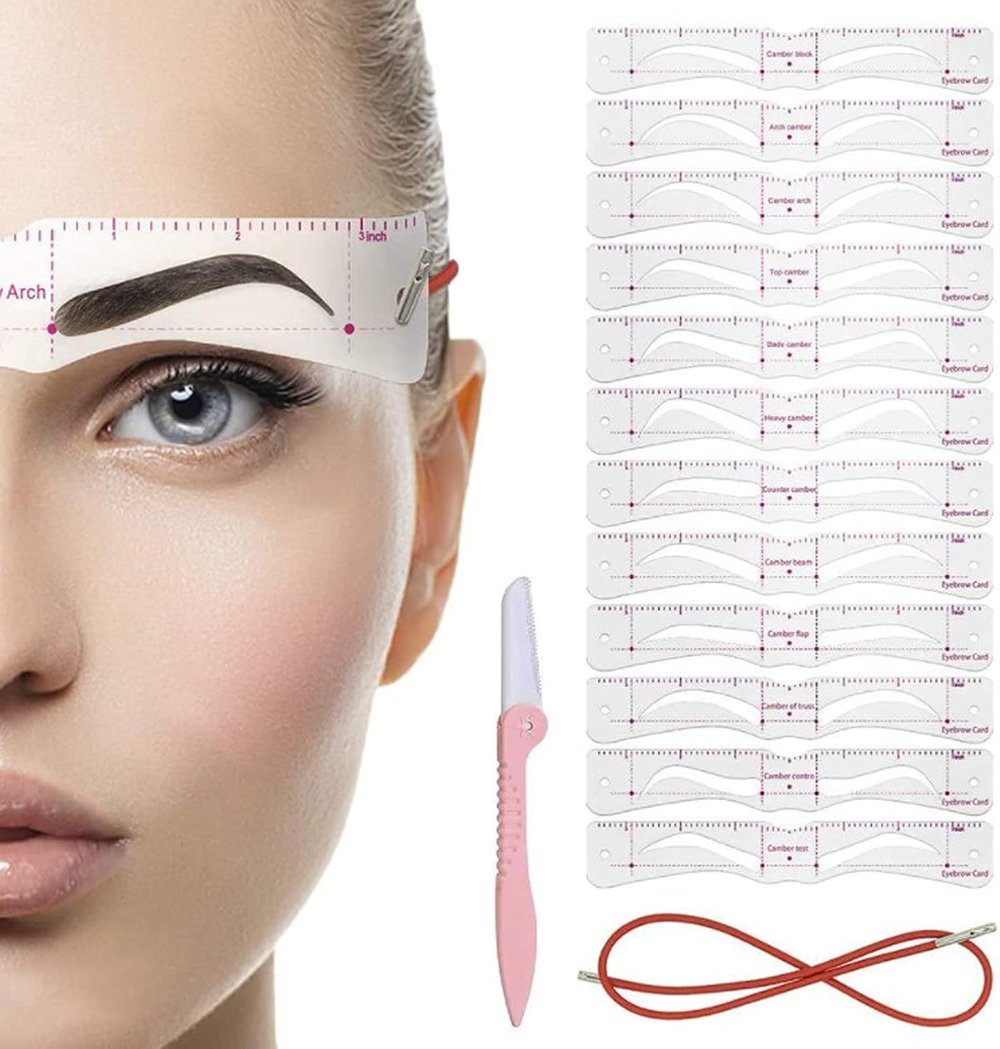 BrowTemp™ – Herbruikbare wenkbrauwsjablonen met elastische band [1 + 1 Gratis]