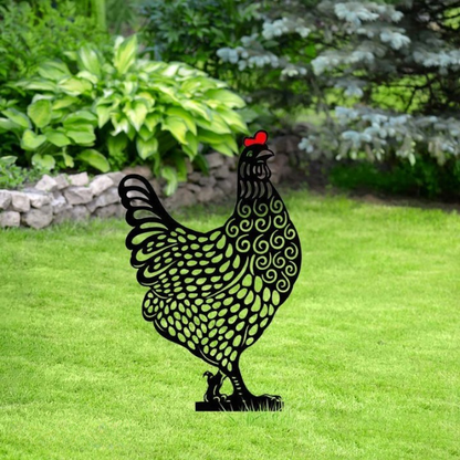 HappyChicken™ - Kippen tuindecoratie - Set van 5 [50% Korting]