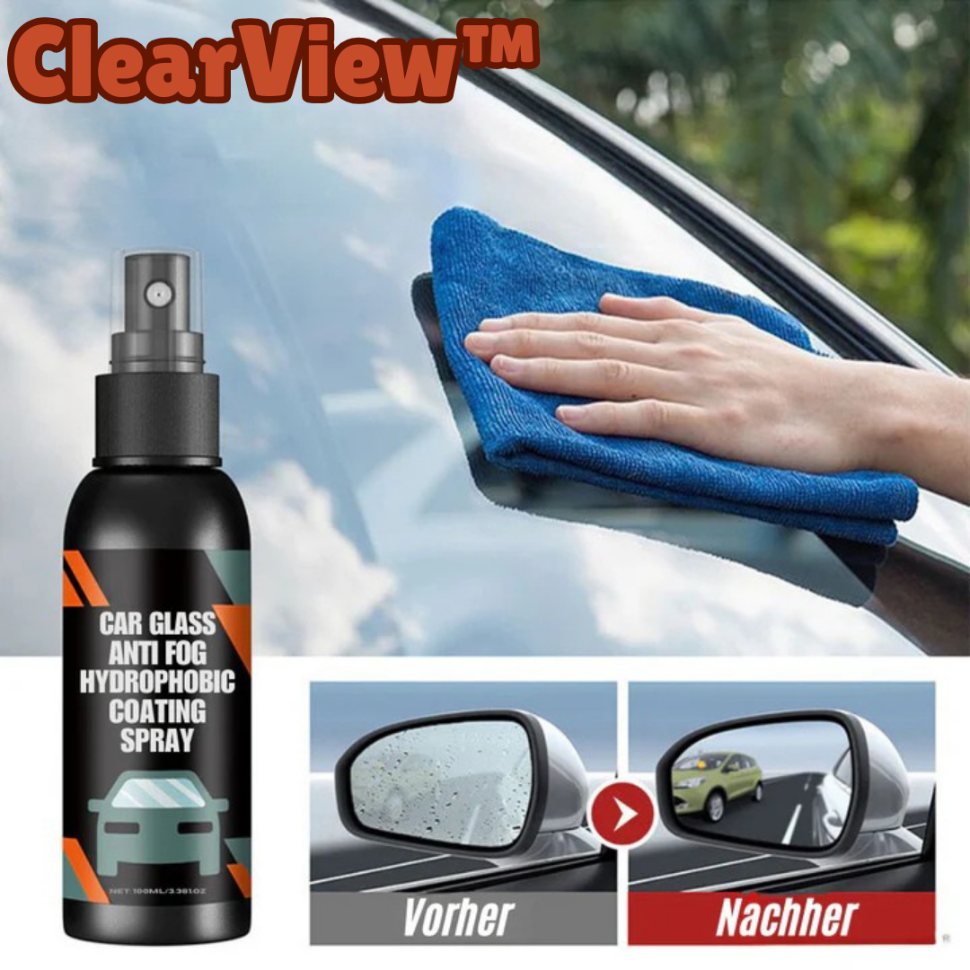 ClearView™ – Anti-condens spray voor helder, veilig & stralend zicht extra langdurig [1 + 1 Gratis]