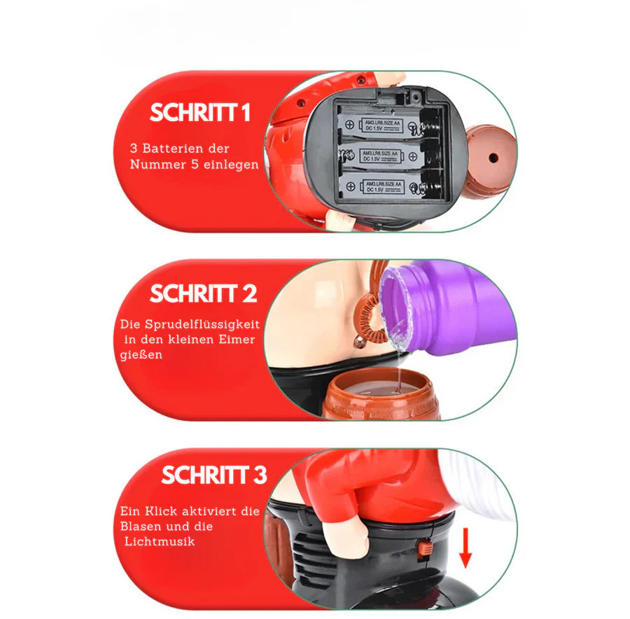 50% Korting | SantaBubble™ – Zeepbellenmachine voor de Kerstman [Laatste dag korting]