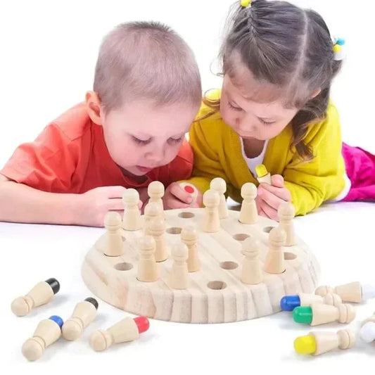 MemoryMeld™ – Houten-Memory-Match-Stok-Schaken [50% Korting]