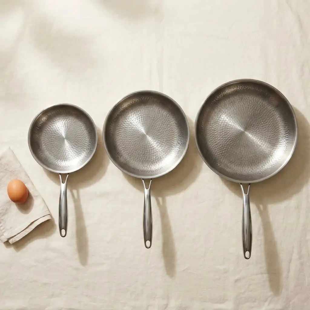 Pan gehamerd – coating-vrij, PTFE- en PFAS-vrij