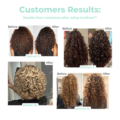 Curluxe™ – Haarborstel voor gedefinieerde krullen zonder pluizig haar voor natuurlijk, glanzend haar [1 + 1 Gratis]
