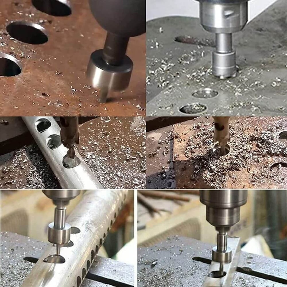 MetalDrill™ - Set hardmetalen kernboren voor metaal (5 stuks) [50% Korting]