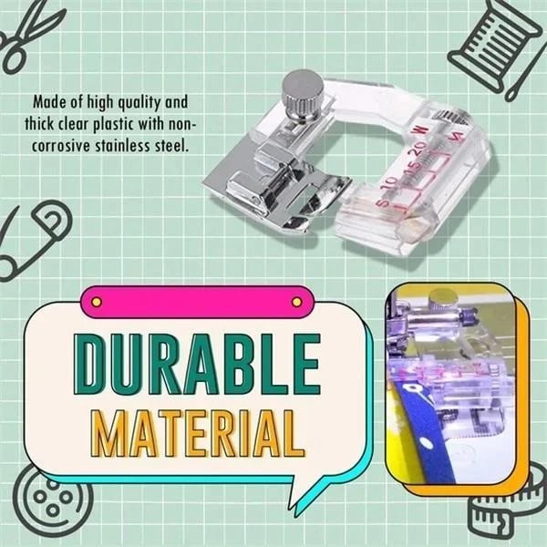 AdjustoBind™ Precisie Schuinband-naaivoet met flexibele instelling [50% Korting]