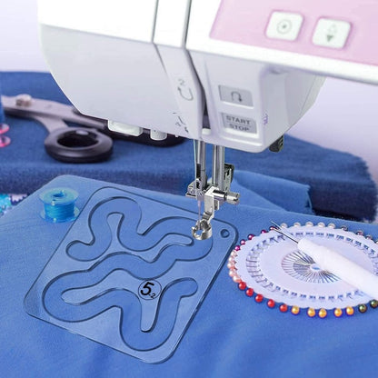 QuiltGenius – Nauwkeurige Quilt-Sjablonen voor Professionele Resultaten [12-Delig]