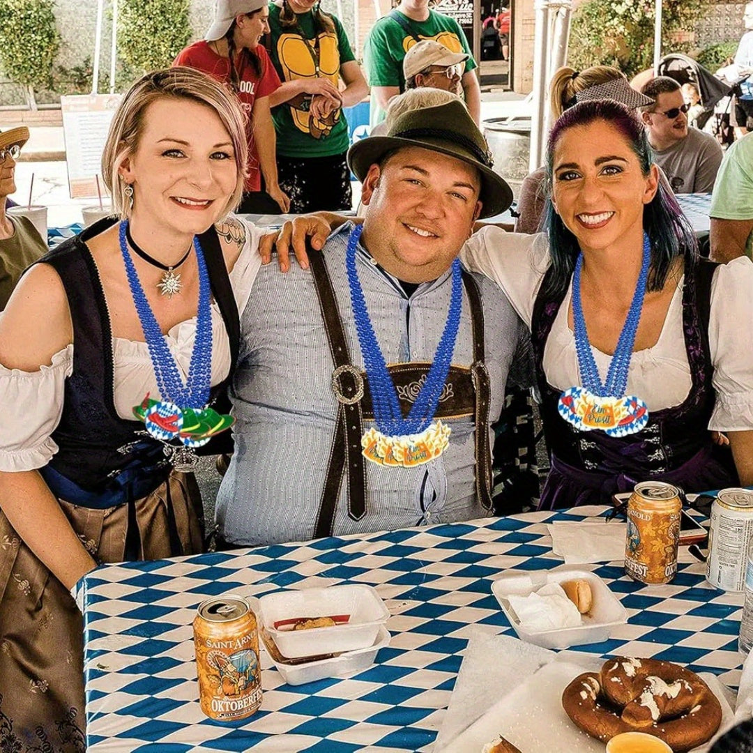 Oktoberfest Halskettingset met Beierse hangers – 21 stuks