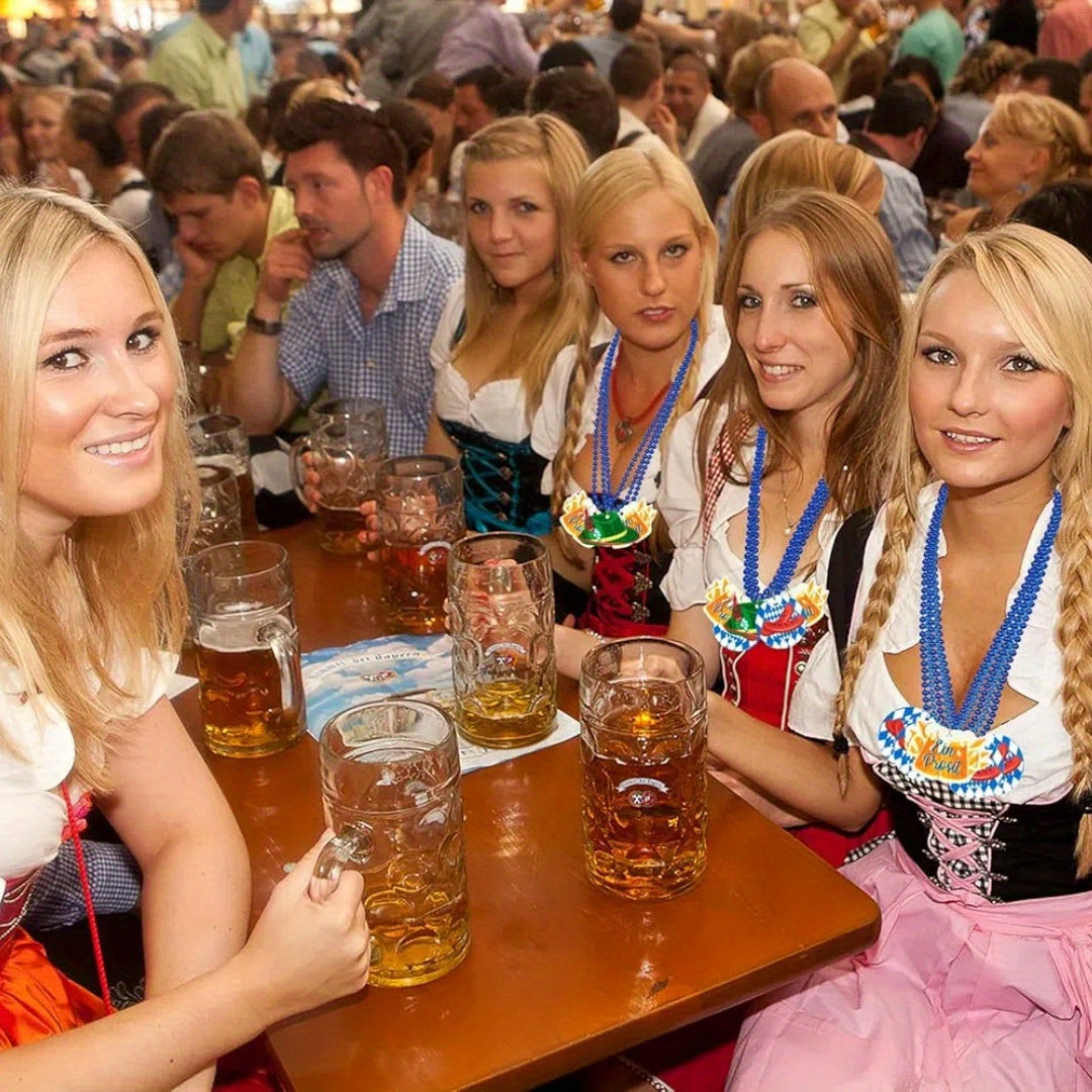 Oktoberfest Halskettingset met Beierse hangers – 21 stuks