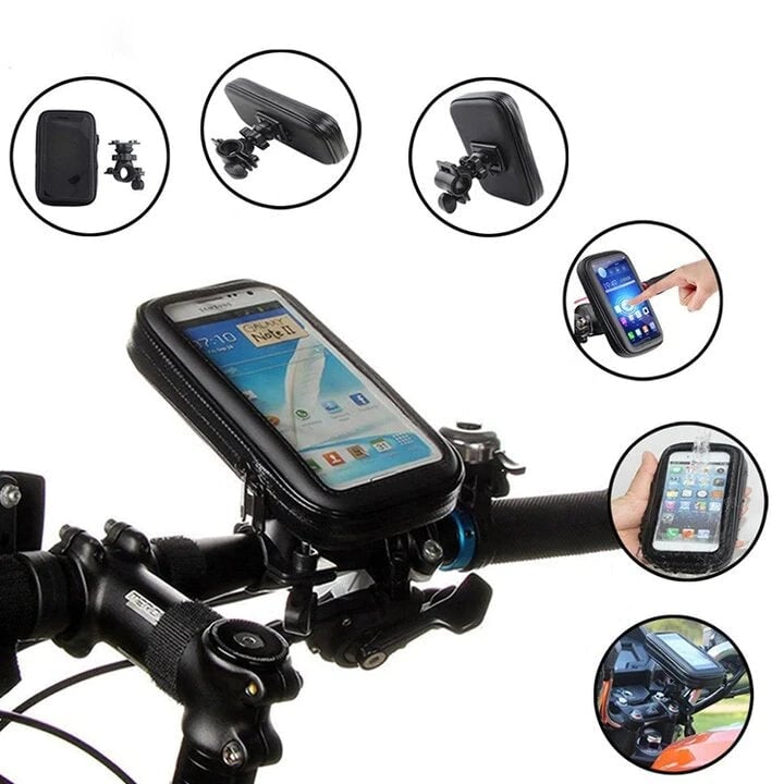 RideCharge – Waterdichte Fiets Telefoonhouder met Draadloos Opladen