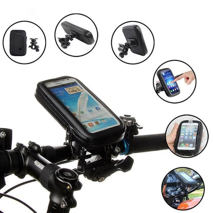 RideCharge – Waterdichte Fiets Telefoonhouder met Draadloos Opladen [50% Korting]