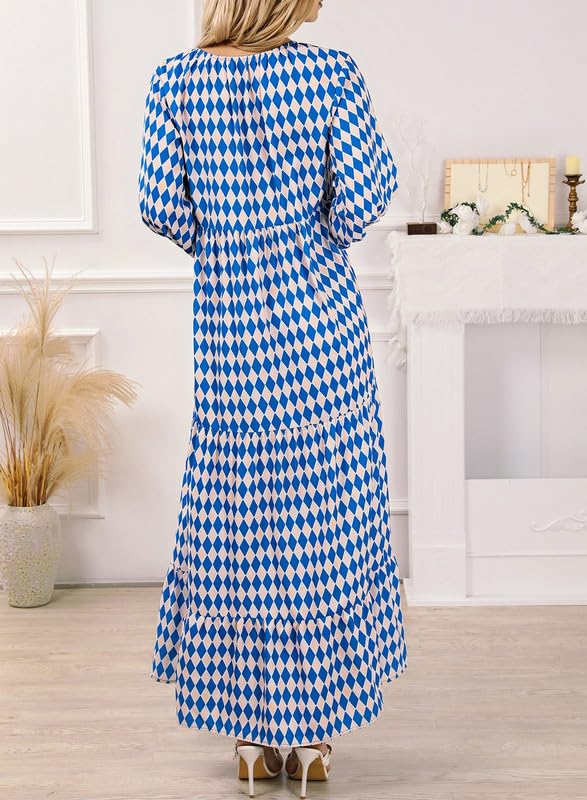 50% Korting | Stella™ – Dames Maxi-jurk met Pofmouwen [Laatste dag korting]