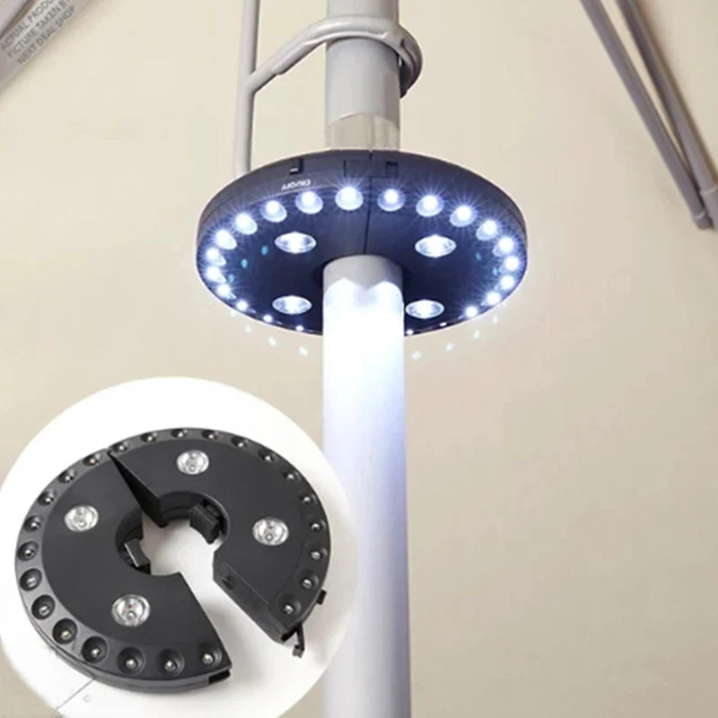 LumaGlow – Draadloos LED-Schirmlicht voor stralend heldere buitenruimtes [50% korting]
