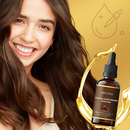 AvaRose™ – Biologische Rozemarijn Haarolie voor Intense Hydratatie en Verzorging [1 + 1 Gratis]