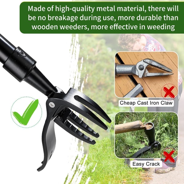 WeedEase™ Pro – Rugvriendelijke onkruidverwijdering [50% Korting]